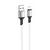 MR4_137643 Кабель borofone bx83 famous silicone charging для lightning 2.4a, 1m, білий 