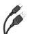 MR4_138113 Кабель hoco x90 cool silicone charging data cable для type-c, 3a, 1 m, чорний HOCO