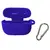 MR4_138328 Чохол для airpods pro силіконовий logo 2in1 (+ карабин) (тех. пак) синій 