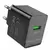 MR4_138222 Мережевий зарядний пристрій borofone bas12a erudite single port 18w, qc3.0, 1usb, чорний 