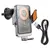 MR4_138117 Бездротовий автомобільний зарядний пристрій hoco hw7 transparent discovery edition wireless fast charging, чорний HOCO