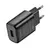 MR4_138122 Мережевий зарядний пристрій hoco c134a solid single port charger, чорний HOCO