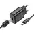 MR4_138125 Мережевий зарядний пристрій hoco c134a solid single-port charger set 2.4a (type-c), чорний HOCO