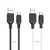MR4_138113 Кабель hoco x90 cool silicone charging data cable для type-c, 3a, 1m, чорний 