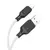 MR4_138111 Кабель hoco x90 cool silicone charging data cable для lightning, 2,4a, 1m, білий 