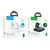 MR4_138661 Бездротовий зарядний пристрій hoco cq16a astute 3in1 desktop charger+watch charger milky, білий 