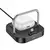 MR4_138662 Бездротовий зарядний пристрій magsafe hoco cq16b astute 2in1 desktop charger, чорний HOCO