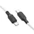 MR4_139103 Кабель pd hoco x90 cool silicone charging data cable pd-to-type-c 3a, pd60w, 1m, білий 