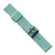 MR4_139944 Ремінець silicone metal claps 20mm, gem зелений 