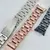MR4_139977 Ремінець для xiaomi mi band 3, 4, 5, 6 3-bead metal band, сірий 