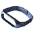 MR4_139977 Ремінець для xiaomi mi band 3, 4, 5, 6 3-bead metal band, сірий 