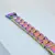 MR4_139991 Ремінець для xiaomi mi band 8, 9, 10 3-bead metal band lemon gold 
