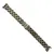 MR4_139991 Ремінець для xiaomi mi band 8, 9, 10 3-bead metal band lemon gold 