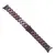 MR4_139999 Ремінець для xiaomi mi band 8, 9, 10 3-bead metal band рожевий gold 