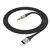 MR4_140593 Адаптер аудіо hoco upa26 fresh digital audio conversion cable lightning 1m, чорний 