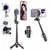 MR4_140465 Мульті-монопод xo ss22 4in1 magnetic multi-function mini bt selfie stick, photo booster, чорний 