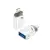 MR4_140372 Адаптер otg xo nb256a usb-a female to lightning (with lanyard), білий 