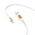 MR4_140411 Кабель xo nb280 jian yan series type-c data cable 1m 3a, білий 