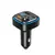 MR4_140338 Fm модулятор xo bcc08 mp3, 5v, 3.1a car charger with ambient light, чорний 
