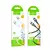 MR4_141186 Кабель pd hoco x109 energy 60w silicone charging data cable type-c to type-c 60w, 1m, білий 