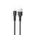 MR4_141103 Кабель xo nb230 2.4a rock series lightning data cable, чорний 
