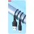 MR4_141103 Кабель xo nb230 2.4a rock series lightning data cable, чорний 