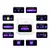 MR4_142613 Навушники бездротові hoco eq14 cool color true wireless bt headset with touch screen, білий 