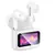 MR4_142613 Навушники бездротові hoco eq14 cool color true wireless bt headset with touch screen, білий 