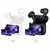 MR4_142613 Навушники бездротові hoco eq14 cool color true wireless bt headset with touch screen, білий 