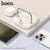 MR4_142607 Бездротовий зарядний пристрій magsafe hoco cq16b astute 2in1 desktop charger milky, білий 