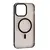 MR4_143617 Чохол dulero metal clear magsafe case для iphone 15 pro max, чорний 