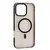 MR4_143625 Чохол dulero metal clear magsafe case для iphone 16 pro max, чорний 
