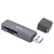 MR4_144015 Картридер hoco hb45 spirit 2in1 usb 2.0 card reader, сірий 