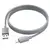 MR4_144024 Кабель hoco x107 favor charging data cable lightning 2,4a, 1m, сірий 