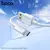 MR4_144027 Кабель hoco x107 favor charging data cable type-c 3a, 1m, білий 