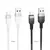 MR4_144041 Кабель hoco x109 energy silicone charging data cable lightning 2a, 1m, чорний 