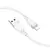 MR4_144042 Кабель hoco x109 energy silicone charging data cable lightning 2a, 1m, білий 
