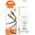 MR4_144043 Кабель hoco x109 energy silicone charging data cable micro 2,4a, 1m, чорний 