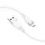 MR4_144044 Кабель hoco x109 energy silicone charging data cable micro 2,4a, 1m, білий 