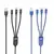 MR4_143982 Кабель hoco u104 3in1 ultra fast charging cable (lightning, micro, type-c) 6a, 1,2m, чорний 