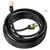 MR4_143986 Кабель інтернету lan hoco us02 level pure copper gigabit ethernet cable 1gb 125mb/s 5m, чорний 
