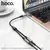 MR4_143989 Адаптер аудіо hoco upa21 2in1 3.5 audio adapter cable (male to 2x female) 0.25m, темно-сірий 