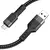 MR4_143994 Кабель hoco u110 charging data cable для micro, 2,4a, 1,2m, чорний 