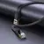 MR4_143996 Кабель інтернету lan hoco us07 general pure copper flat network cable 6gbit, 1m, чорний 
