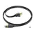 MR4_143996 Кабель інтернету lan hoco us07 general pure copper flat network cable 6gbit, 1m, чорний 