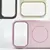 MR4_144116 Чохол liquid silicone case metal camera magsafe для iphone 17 pro рожевий 