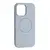 MR4_144133 Чохол liquid silicone case metal camera magsafe для iphone 16 pro max sky синій 