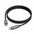 MR4_144063 Кабель pd hoco x112 favor 60w screen display charging data cable c to c 1m, чорний 