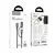 MR4_144070 Кабель pd hoco u142 2in1 magnetic c to c 240w (48v, 5a), type-c to magsafe3 140w (28v, 5a), чорний 