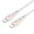 MR4_144365 Кабель pd hoco u133 monte 60w charging data cable type-c to type-c 1.2m, сірий 